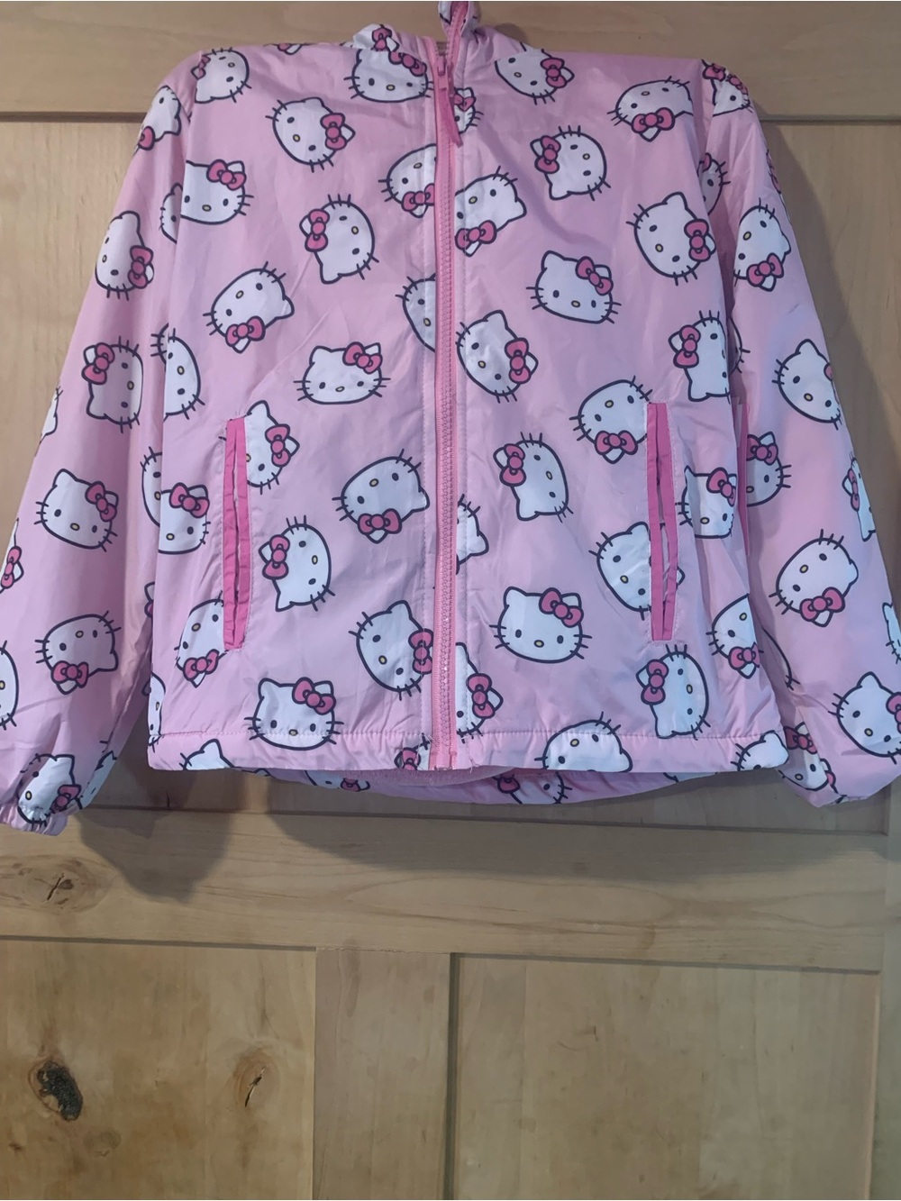 Sanrio Hello Kitty Light Pink Puffer Jacket